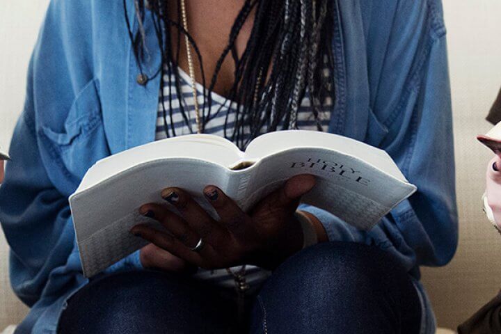 Three Women Reading Bibles